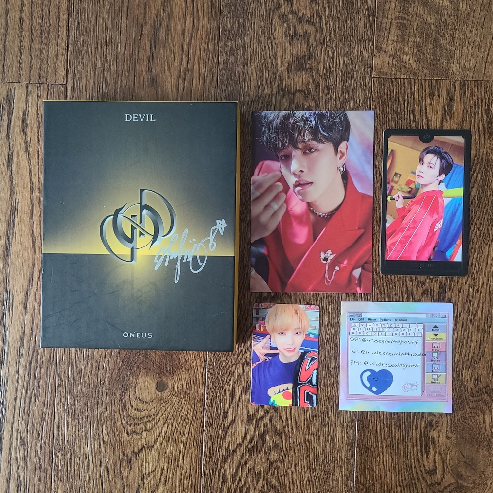 Signed Oneus Devil Album